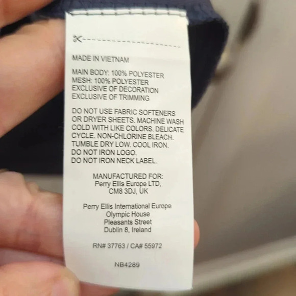 Womens Abstract Gradient Print Block Golf Polo - Picture 8 of 11